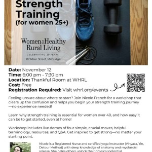 Women for Healthy Rural (WHRL) Programming Guides and Flyer